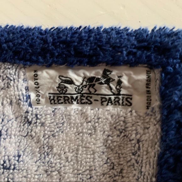 Vintage Hermès Large Towel Equestrian/Horses Motif - Picture 14 of 16